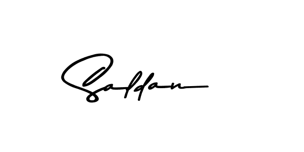 Use a signature maker to create a handwritten signature online. With this signature software, you can design (Asem Kandis PERSONAL USE) your own signature for name Saldan. Saldan signature style 9 images and pictures png