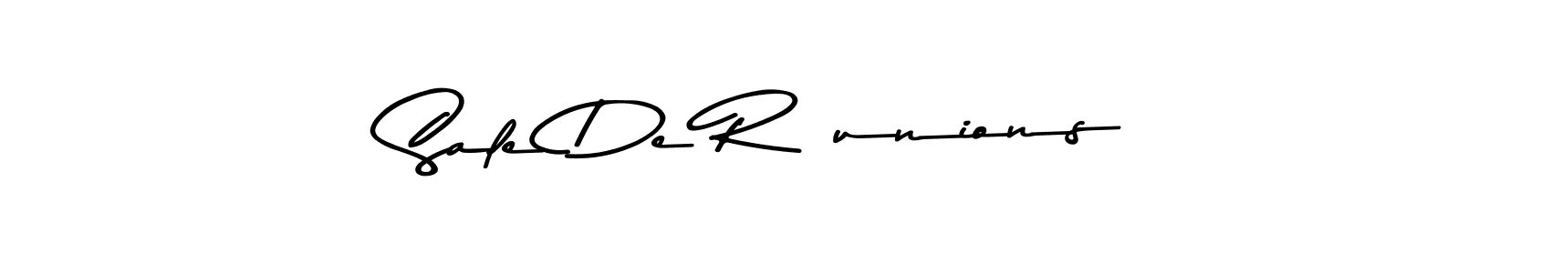 Similarly Asem Kandis PERSONAL USE is the best handwritten signature design. Signature creator online .You can use it as an online autograph creator for name Sale De Réunions. Sale De Réunions signature style 9 images and pictures png