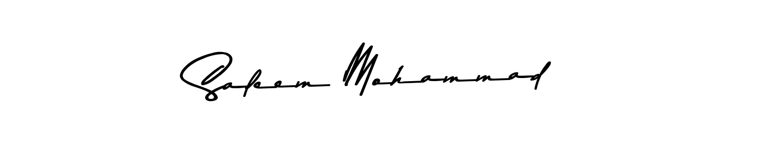 Make a beautiful signature design for name Saleem Mohammad. Use this online signature maker to create a handwritten signature for free. Saleem Mohammad signature style 9 images and pictures png