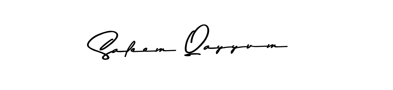 Also You can easily find your signature by using the search form. We will create Saleem Qayyum name handwritten signature images for you free of cost using Asem Kandis PERSONAL USE sign style. Saleem Qayyum signature style 9 images and pictures png