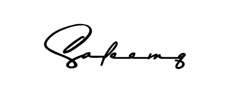 Make a beautiful signature design for name Saleemq. Use this online signature maker to create a handwritten signature for free. Saleemq signature style 9 images and pictures png