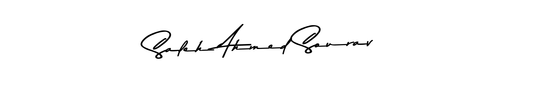 Make a beautiful signature design for name Saleh Ahmed Sourav. Use this online signature maker to create a handwritten signature for free. Saleh Ahmed Sourav signature style 9 images and pictures png