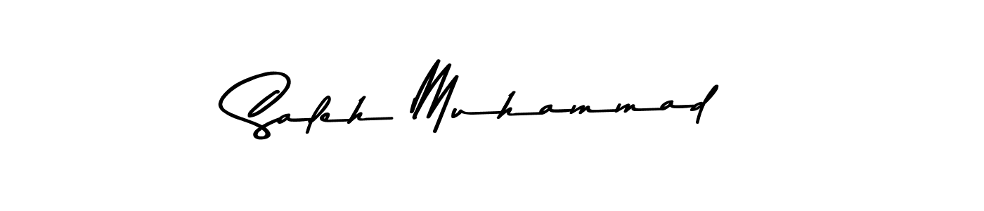 Saleh Muhammad stylish signature style. Best Handwritten Sign (Asem Kandis PERSONAL USE) for my name. Handwritten Signature Collection Ideas for my name Saleh Muhammad. Saleh Muhammad signature style 9 images and pictures png