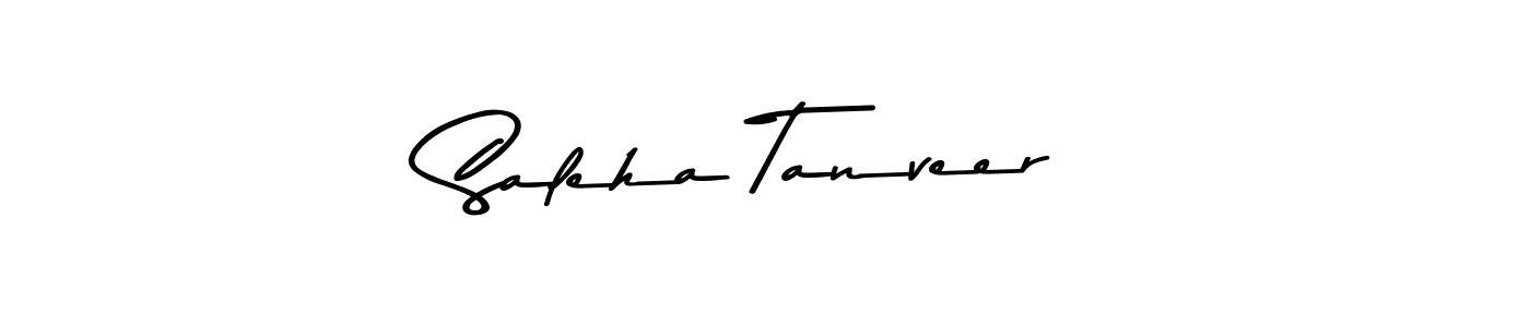 Design your own signature with our free online signature maker. With this signature software, you can create a handwritten (Asem Kandis PERSONAL USE) signature for name Saleha Tanveer. Saleha Tanveer signature style 9 images and pictures png