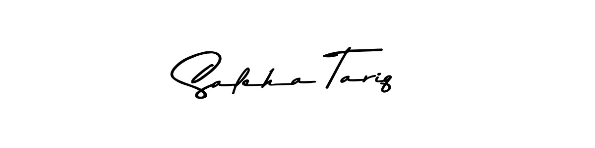 You should practise on your own different ways (Asem Kandis PERSONAL USE) to write your name (Saleha Tariq) in signature. don't let someone else do it for you. Saleha Tariq signature style 9 images and pictures png