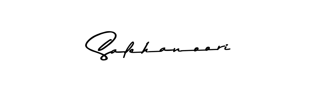 How to make Salehanoori name signature. Use Asem Kandis PERSONAL USE style for creating short signs online. This is the latest handwritten sign. Salehanoori signature style 9 images and pictures png