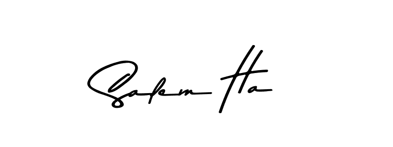 How to make Salem Ha signature? Asem Kandis PERSONAL USE is a professional autograph style. Create handwritten signature for Salem Ha name. Salem Ha signature style 9 images and pictures png