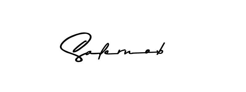 Create a beautiful signature design for name Salernob. With this signature (Asem Kandis PERSONAL USE) fonts, you can make a handwritten signature for free. Salernob signature style 9 images and pictures png