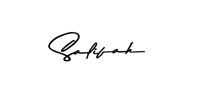 How to make Salifah name signature. Use Asem Kandis PERSONAL USE style for creating short signs online. This is the latest handwritten sign. Salifah signature style 9 images and pictures png