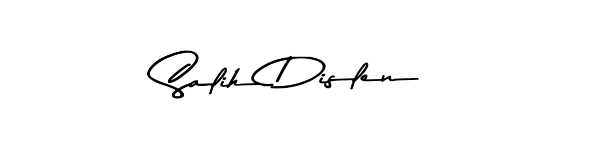 Also You can easily find your signature by using the search form. We will create Salih Dislen name handwritten signature images for you free of cost using Asem Kandis PERSONAL USE sign style. Salih Dislen signature style 9 images and pictures png