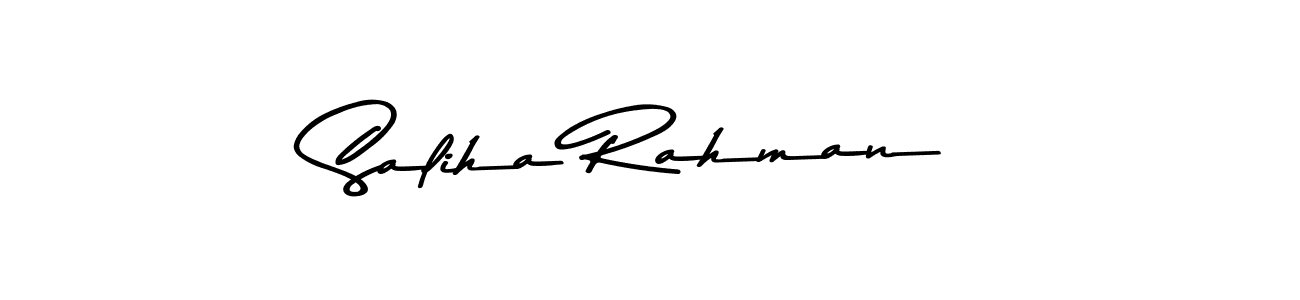 if you are searching for the best signature style for your name Saliha Rahman. so please give up your signature search. here we have designed multiple signature styles  using Asem Kandis PERSONAL USE. Saliha Rahman signature style 9 images and pictures png