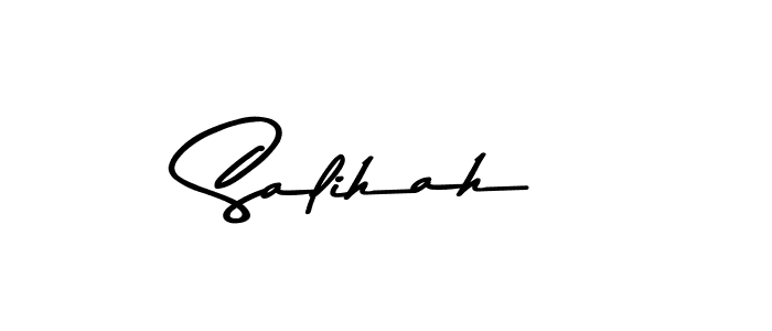 Make a beautiful signature design for name Salihah. With this signature (Asem Kandis PERSONAL USE) style, you can create a handwritten signature for free. Salihah signature style 9 images and pictures png