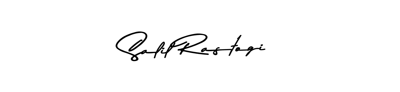 Make a beautiful signature design for name Salil Rastogi. With this signature (Asem Kandis PERSONAL USE) style, you can create a handwritten signature for free. Salil Rastogi signature style 9 images and pictures png