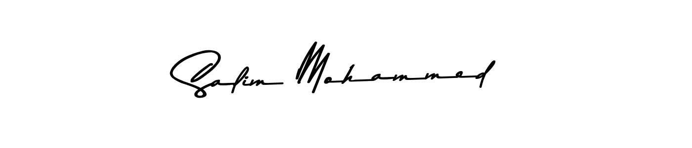Make a beautiful signature design for name Salim Mohammed. With this signature (Asem Kandis PERSONAL USE) style, you can create a handwritten signature for free. Salim Mohammed signature style 9 images and pictures png