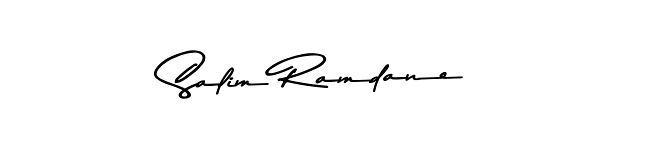 Make a short Salim Ramdane signature style. Manage your documents anywhere anytime using Asem Kandis PERSONAL USE. Create and add eSignatures, submit forms, share and send files easily. Salim Ramdane signature style 9 images and pictures png