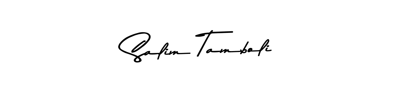 You should practise on your own different ways (Asem Kandis PERSONAL USE) to write your name (Salim Tamboli) in signature. don't let someone else do it for you. Salim Tamboli signature style 9 images and pictures png
