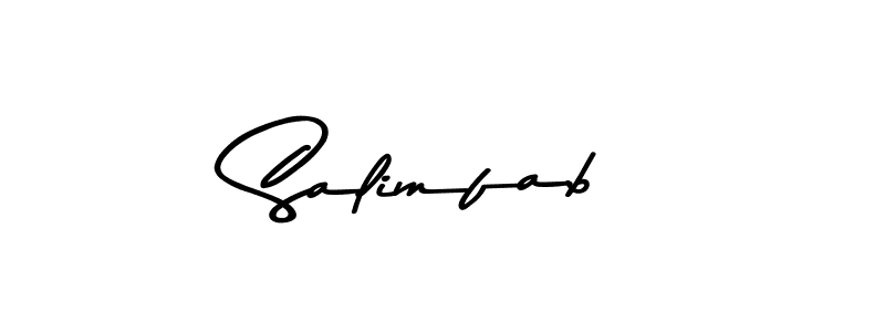 How to make Salimfab name signature. Use Asem Kandis PERSONAL USE style for creating short signs online. This is the latest handwritten sign. Salimfab signature style 9 images and pictures png