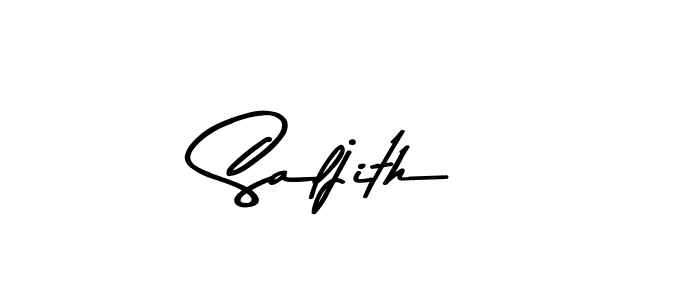 Similarly Asem Kandis PERSONAL USE is the best handwritten signature design. Signature creator online .You can use it as an online autograph creator for name Saljith. Saljith signature style 9 images and pictures png