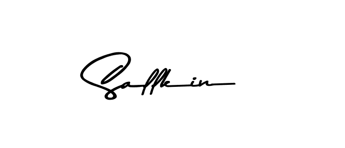 Make a beautiful signature design for name Sallkin. Use this online signature maker to create a handwritten signature for free. Sallkin signature style 9 images and pictures png