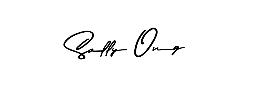 How to make Sally Ong signature? Asem Kandis PERSONAL USE is a professional autograph style. Create handwritten signature for Sally Ong name. Sally Ong signature style 9 images and pictures png