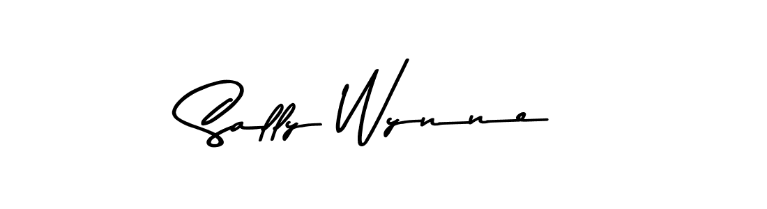 Sally Wynne stylish signature style. Best Handwritten Sign (Asem Kandis PERSONAL USE) for my name. Handwritten Signature Collection Ideas for my name Sally Wynne. Sally Wynne signature style 9 images and pictures png