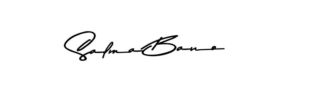 It looks lik you need a new signature style for name Salma Bano. Design unique handwritten (Asem Kandis PERSONAL USE) signature with our free signature maker in just a few clicks. Salma Bano signature style 9 images and pictures png