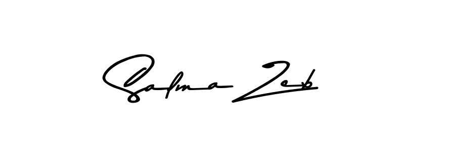 Also we have Salma Zeb name is the best signature style. Create professional handwritten signature collection using Asem Kandis PERSONAL USE autograph style. Salma Zeb signature style 9 images and pictures png