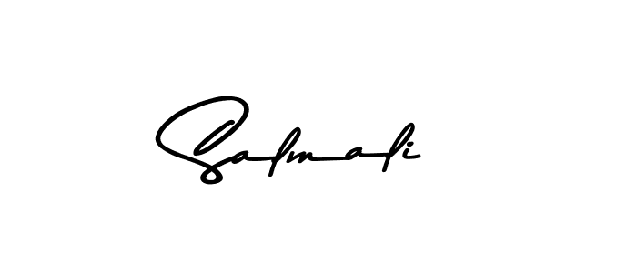 Use a signature maker to create a handwritten signature online. With this signature software, you can design (Asem Kandis PERSONAL USE) your own signature for name Salmali. Salmali signature style 9 images and pictures png