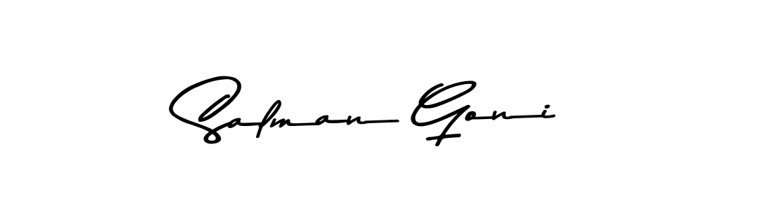 Also we have Salman Goni name is the best signature style. Create professional handwritten signature collection using Asem Kandis PERSONAL USE autograph style. Salman Goni signature style 9 images and pictures png