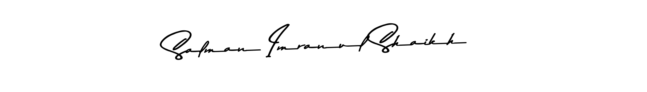 How to make Salman Imranul Shaikh name signature. Use Asem Kandis PERSONAL USE style for creating short signs online. This is the latest handwritten sign. Salman Imranul Shaikh signature style 9 images and pictures png