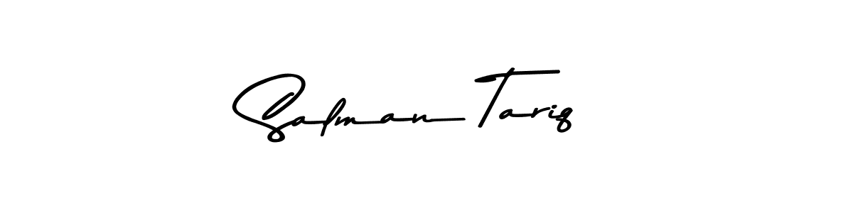 How to make Salman Tariq name signature. Use Asem Kandis PERSONAL USE style for creating short signs online. This is the latest handwritten sign. Salman Tariq signature style 9 images and pictures png