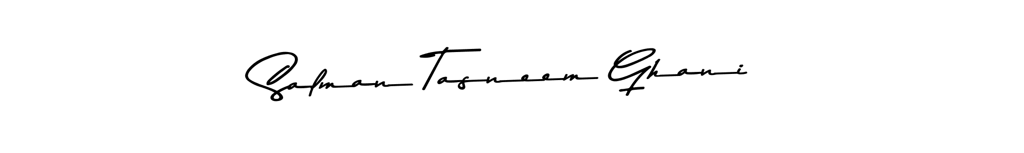 The best way (Asem Kandis PERSONAL USE) to make a short signature is to pick only two or three words in your name. The name Salman Tasneem Ghani include a total of six letters. For converting this name. Salman Tasneem Ghani signature style 9 images and pictures png