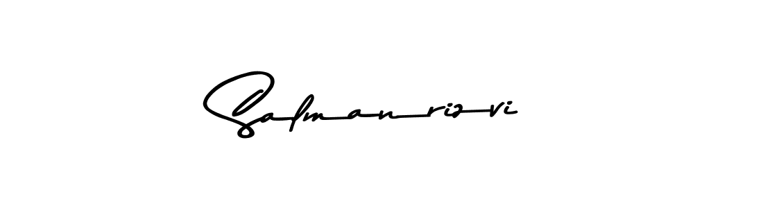 You should practise on your own different ways (Asem Kandis PERSONAL USE) to write your name (Salmanrizvi) in signature. don't let someone else do it for you. Salmanrizvi signature style 9 images and pictures png