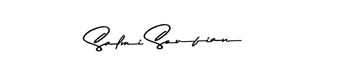 Check out images of Autograph of Salmi Soufian name. Actor Salmi Soufian Signature Style. Asem Kandis PERSONAL USE is a professional sign style online. Salmi Soufian signature style 9 images and pictures png