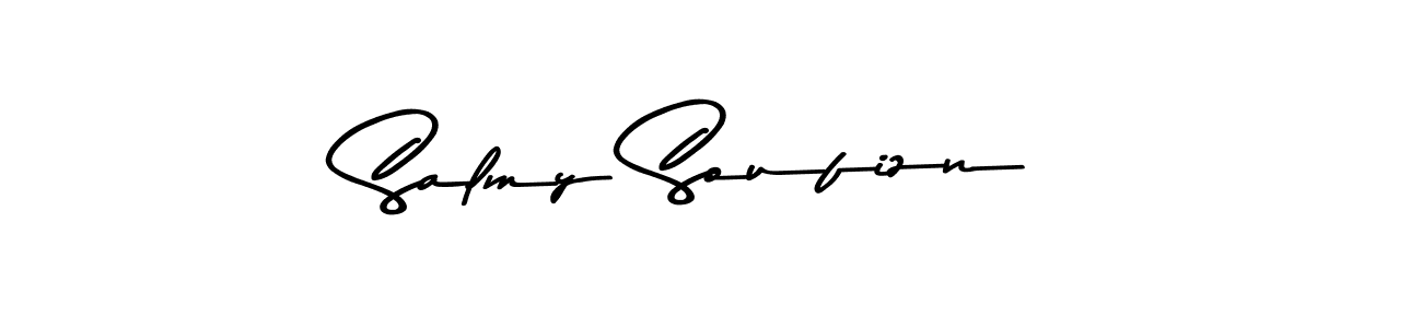 Make a beautiful signature design for name Salmy Soufizn. With this signature (Asem Kandis PERSONAL USE) style, you can create a handwritten signature for free. Salmy Soufizn signature style 9 images and pictures png