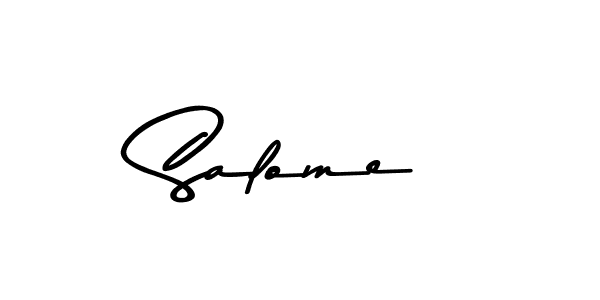 You should practise on your own different ways (Asem Kandis PERSONAL USE) to write your name (Salome) in signature. don't let someone else do it for you. Salome signature style 9 images and pictures png