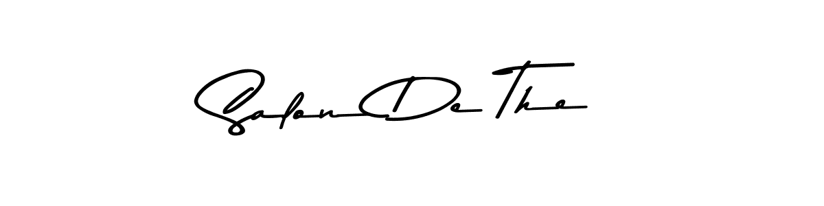 Make a beautiful signature design for name Salon De The. Use this online signature maker to create a handwritten signature for free. Salon De The signature style 9 images and pictures png