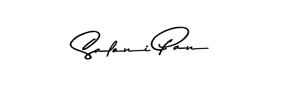 How to make Saloni Pan signature? Asem Kandis PERSONAL USE is a professional autograph style. Create handwritten signature for Saloni Pan name. Saloni Pan signature style 9 images and pictures png