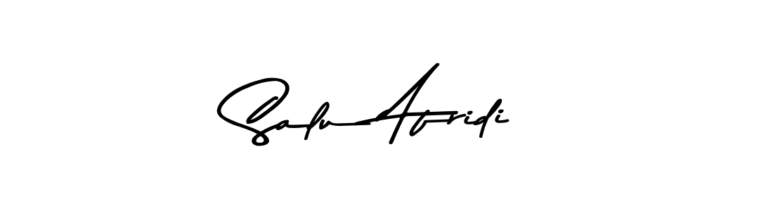 Make a beautiful signature design for name Salu Afridi. Use this online signature maker to create a handwritten signature for free. Salu Afridi signature style 9 images and pictures png