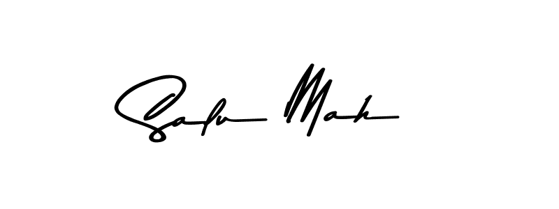 Also You can easily find your signature by using the search form. We will create Salu Mah name handwritten signature images for you free of cost using Asem Kandis PERSONAL USE sign style. Salu Mah signature style 9 images and pictures png