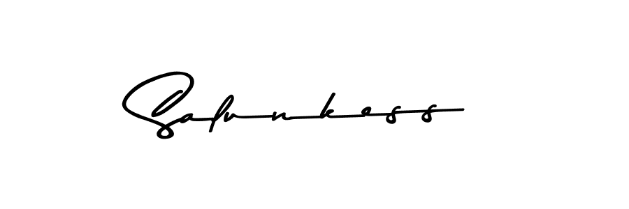 Make a beautiful signature design for name Salunkess. Use this online signature maker to create a handwritten signature for free. Salunkess signature style 9 images and pictures png