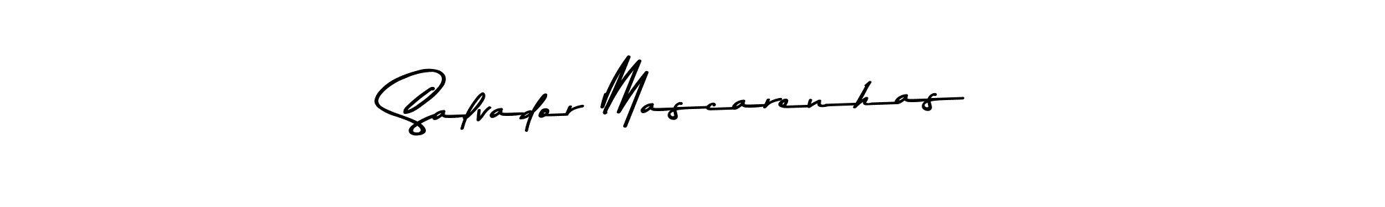 How to make Salvador Mascarenhas signature? Asem Kandis PERSONAL USE is a professional autograph style. Create handwritten signature for Salvador Mascarenhas name. Salvador Mascarenhas signature style 9 images and pictures png