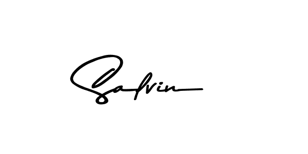 Use a signature maker to create a handwritten signature online. With this signature software, you can design (Asem Kandis PERSONAL USE) your own signature for name Salvin. Salvin signature style 9 images and pictures png