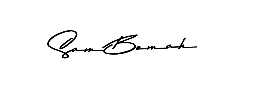 You can use this online signature creator to create a handwritten signature for the name Sam Bomah. This is the best online autograph maker. Sam Bomah signature style 9 images and pictures png