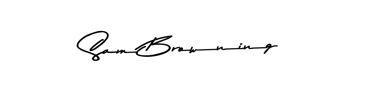 Also You can easily find your signature by using the search form. We will create Sam Browning name handwritten signature images for you free of cost using Asem Kandis PERSONAL USE sign style. Sam Browning signature style 9 images and pictures png