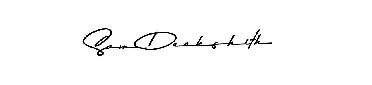 Here are the top 10 professional signature styles for the name Sam Deekshith. These are the best autograph styles you can use for your name. Sam Deekshith signature style 9 images and pictures png
