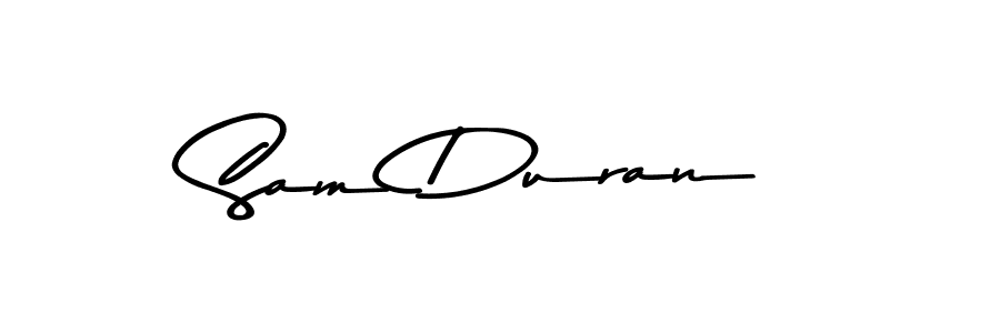 You should practise on your own different ways (Asem Kandis PERSONAL USE) to write your name (Sam Duran) in signature. don't let someone else do it for you. Sam Duran signature style 9 images and pictures png