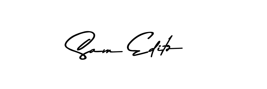 Also You can easily find your signature by using the search form. We will create Sam Editz name handwritten signature images for you free of cost using Asem Kandis PERSONAL USE sign style. Sam Editz signature style 9 images and pictures png