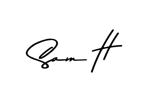 Best and Professional Signature Style for Sam H. Asem Kandis PERSONAL USE Best Signature Style Collection. Sam H signature style 9 images and pictures png