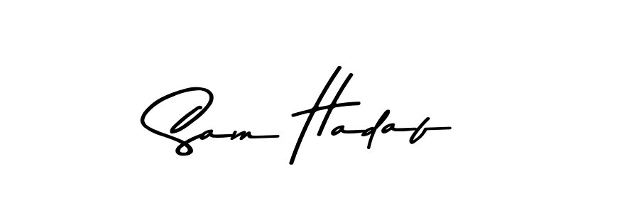 Also You can easily find your signature by using the search form. We will create Sam Hadaf name handwritten signature images for you free of cost using Asem Kandis PERSONAL USE sign style. Sam Hadaf signature style 9 images and pictures png